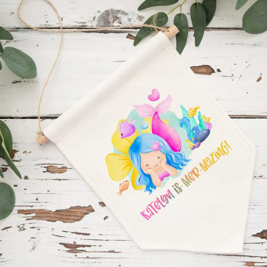 Mer-Mazing Personalised Pennant Flag