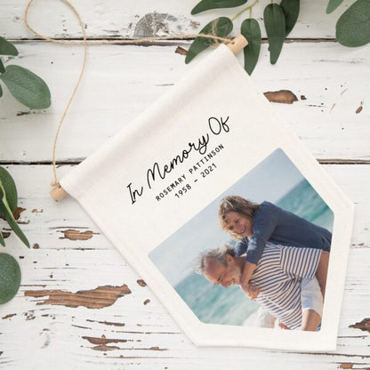 Shaped Photo Upload Pennant Flag