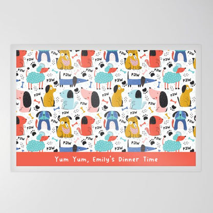 Pawsome Dogs A3 Personalised Placemat