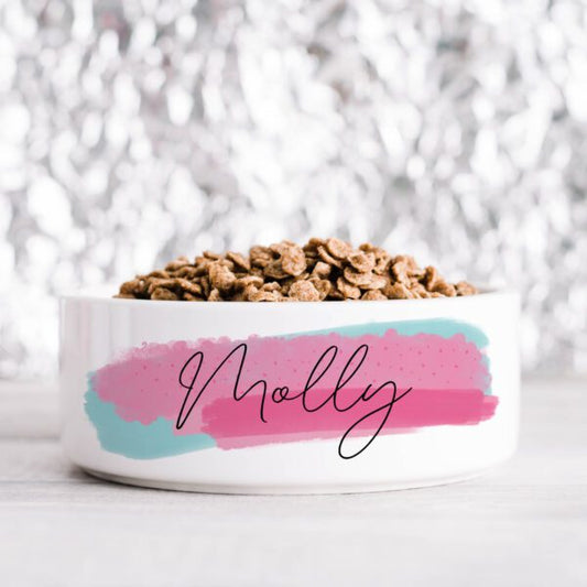 Bright Brush Personalised Pet Bowl