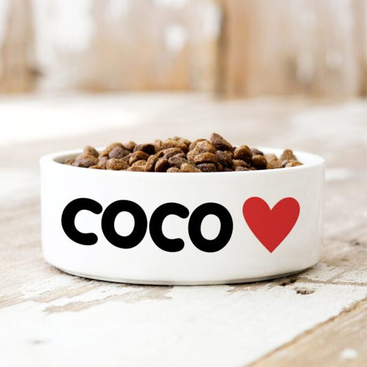 Big Heart 15CM Pet Bowl
