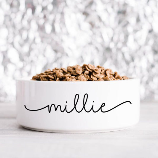 Fancy Name Personalised Pet Bowl