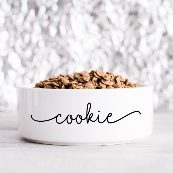 Fancy Name Personalised Pet Bowl