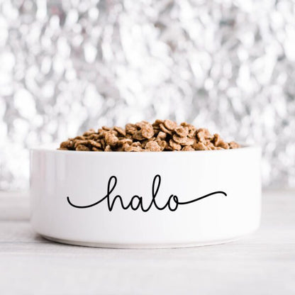 Fancy Name Personalised Pet Bowl