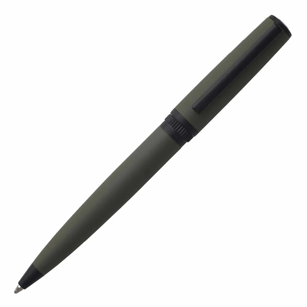 Hugo Boss Gear Matrix Khaki Ballpoint Pen