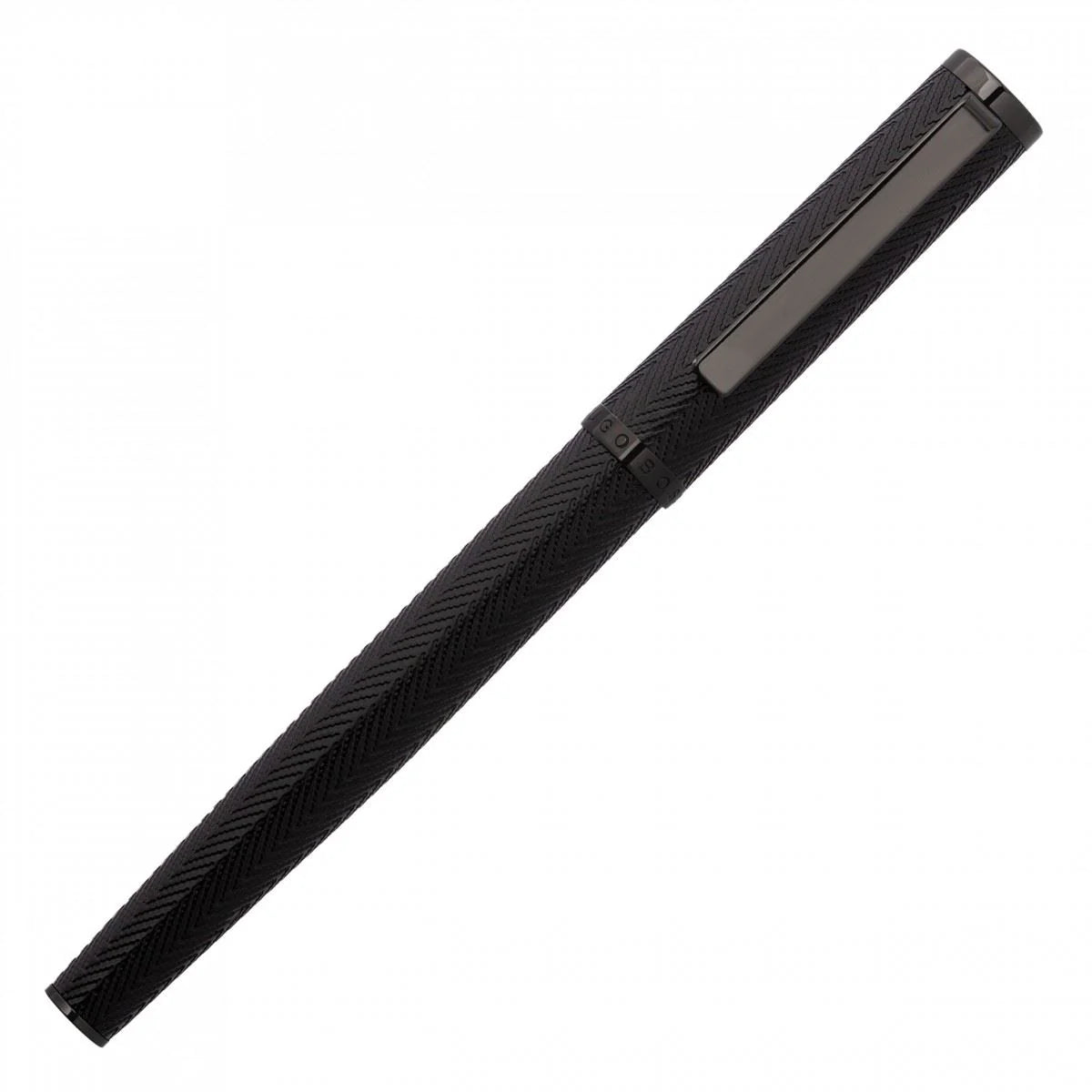 Hugo Boss Formation Herringbone Gunmetal Fountain Pen