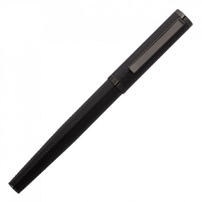 Hugo Boss Formation Herringbone Gunmetal Fountain Pen