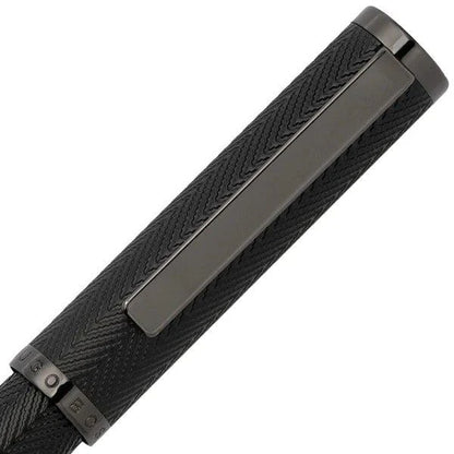 Hugo Boss Formation Herringbone Gunmetal Fountain Pen