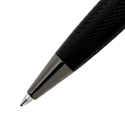 Hugo Boss Formation Herringbone Gunmetal Ballpoint Pen