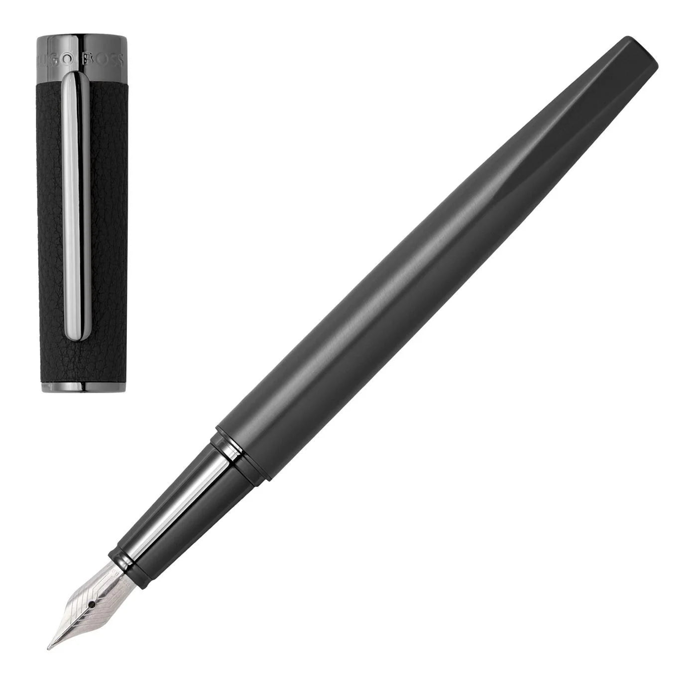 Hugo Boss Corium Black Fountain Pen