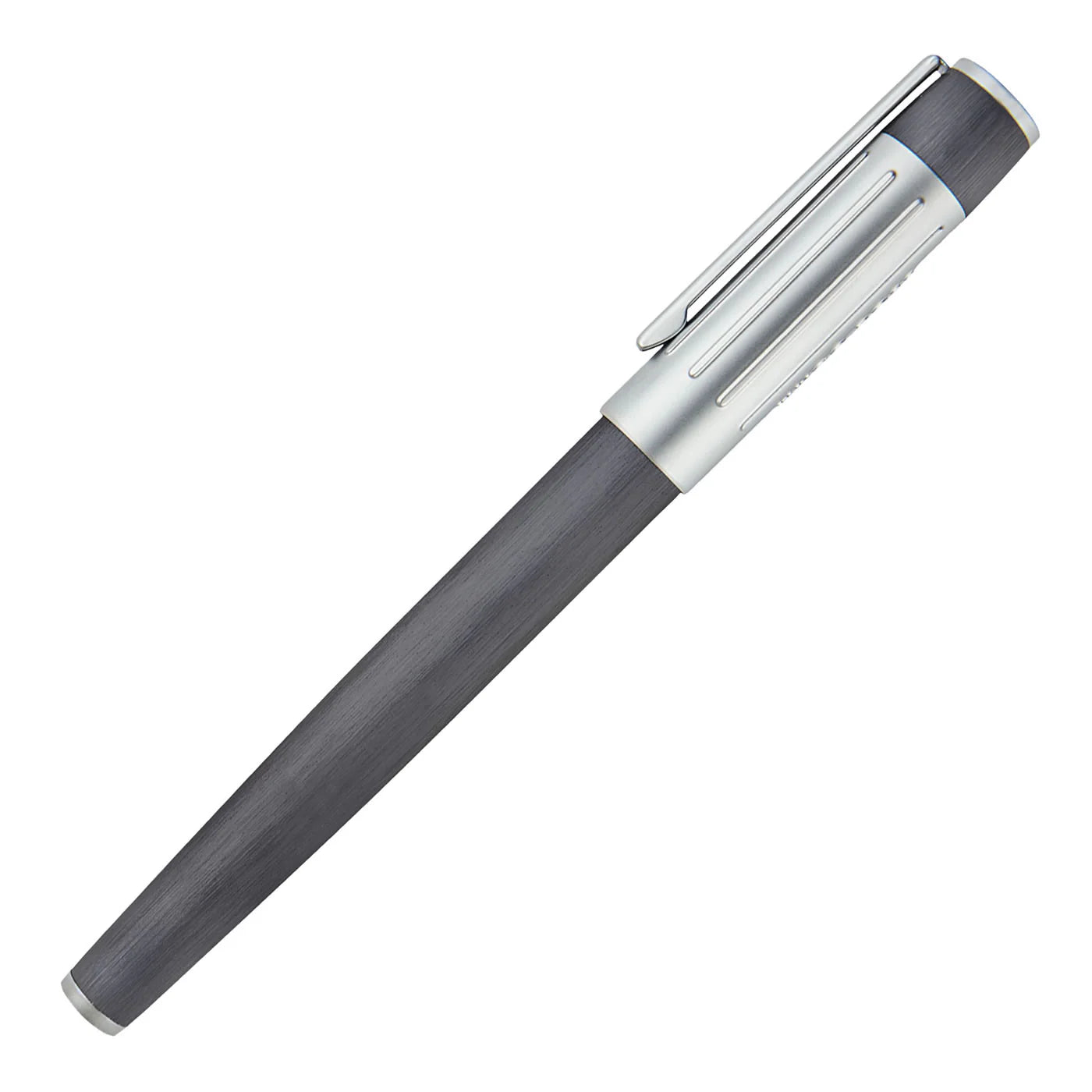 Hugo Boss Gear Ribs Gunmetal Fountain Pen