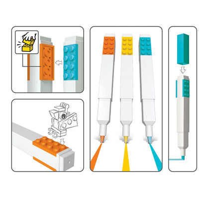Lego 2.0 Highlighter - Pack of 3