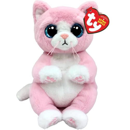 Ty Lillibelle Pink Cat Beanie Bellies