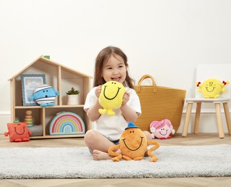 Small Plush Mr Men Mr Happy