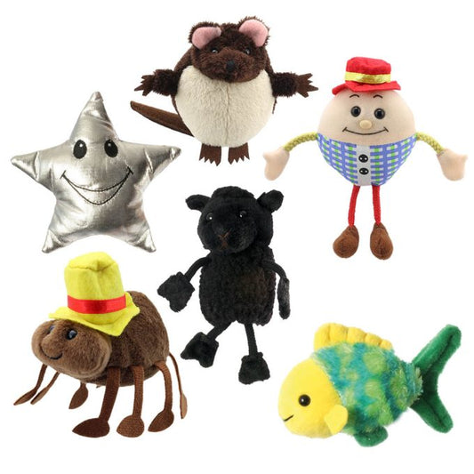 Nursery Rhymes Set of 6 Finger Puppets