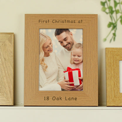 Personalised 5x7 Wooden Photo Frame
