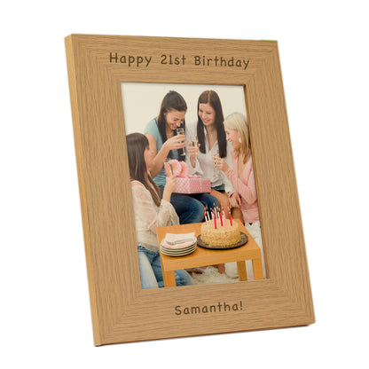 Personalised 5x7 Wooden Photo Frame