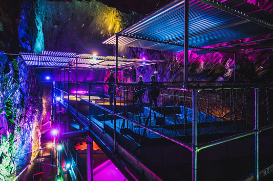 World's First Underground Adventure Golf For Two At Zip World