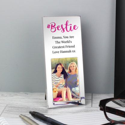 Personalised #Bestie 2x3 Photo Frame