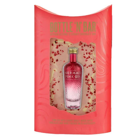 Mermaid Pink Gin & Chocolate Gift - Bottle N Bar