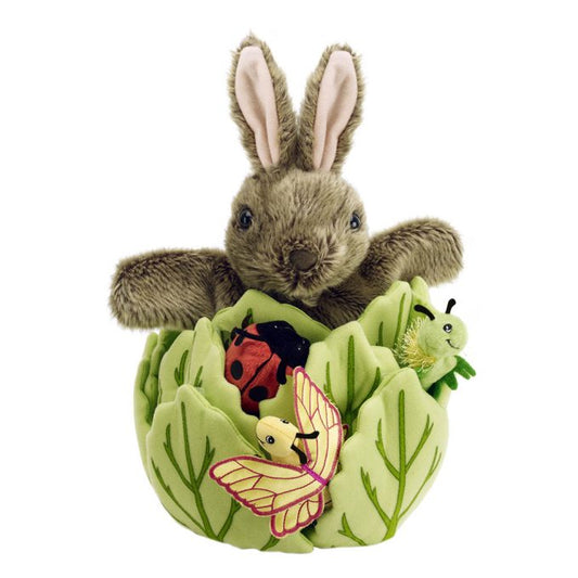 Rabbit in a Lettuce Hand Puppet
