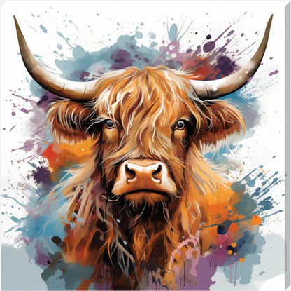 Toby Brown Highland Scottish Wall Art Canvas