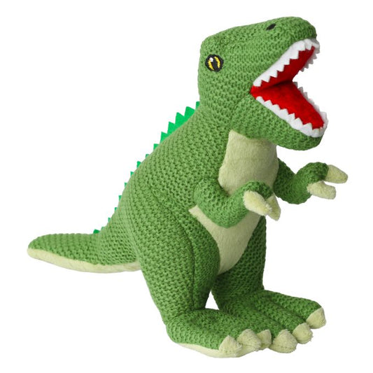 Wilberry Knitted T-Rex Soft Toy