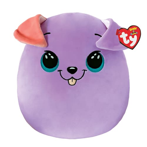 Ty© Bitsy Purple Dog Squishy Beanie