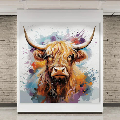 Toby Brown Highland Scottish Wall Art Canvas