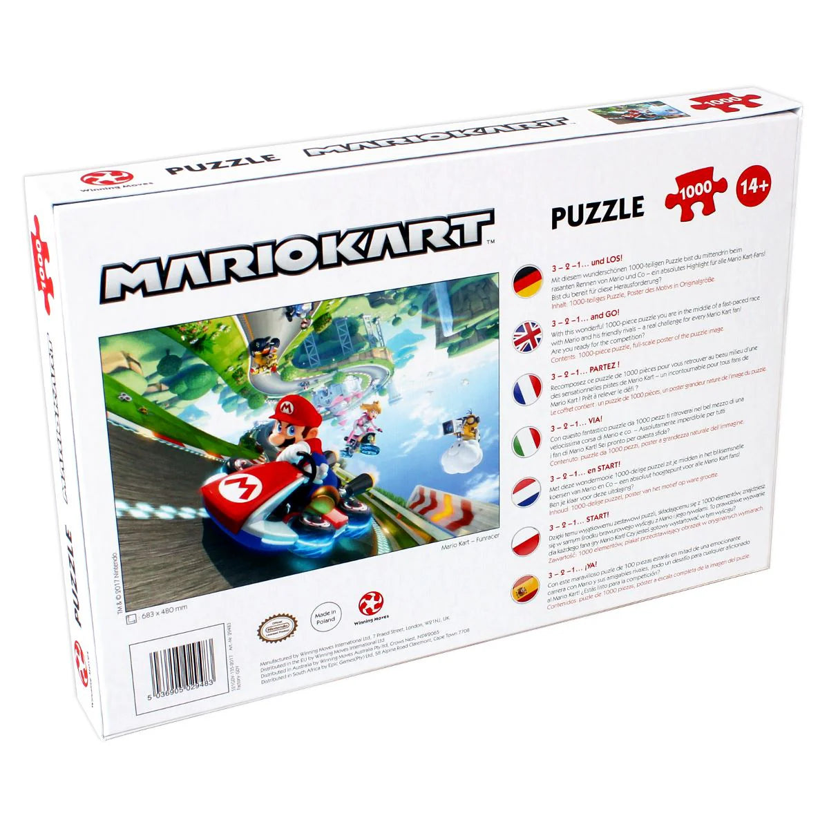 Mario Kart 1000 Piece Jigsaw Puzzle