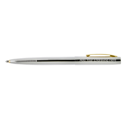 Fisher Space - Chrome with Gold Trim Cap-O-Matic Space Pen