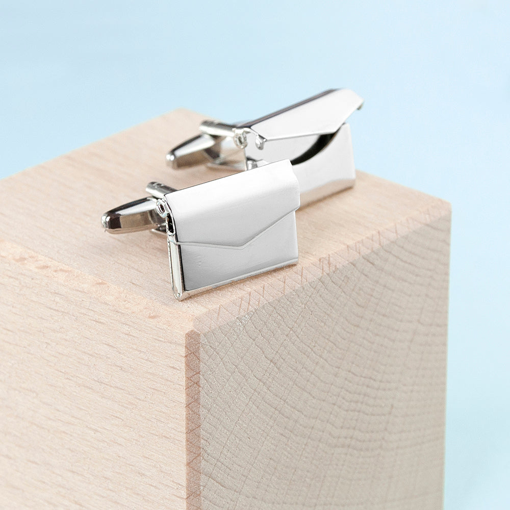 Personalised Secret Message Envelope Cufflinks