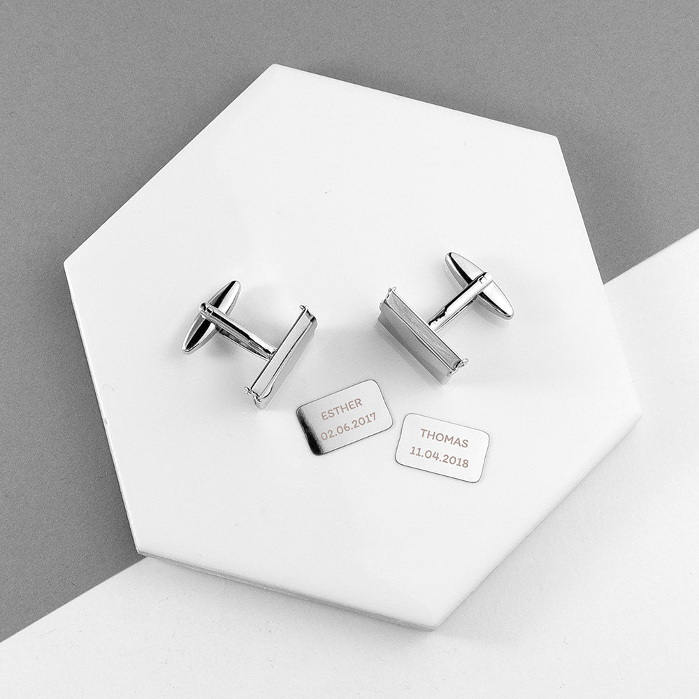 Personalised Secret Message Envelope Cufflinks
