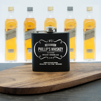 Personalised Whiskey Vintage Hip Flask