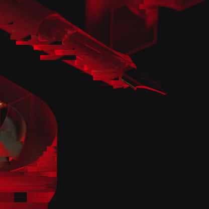 LAMY AL-Star Special Edition Glossy Red Fountain Pen and Notebook Set