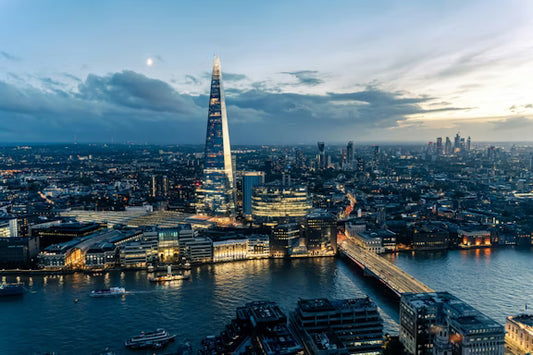 View from The Shard and Marco Pierre White 3 Course Meal with Cocktail for Two